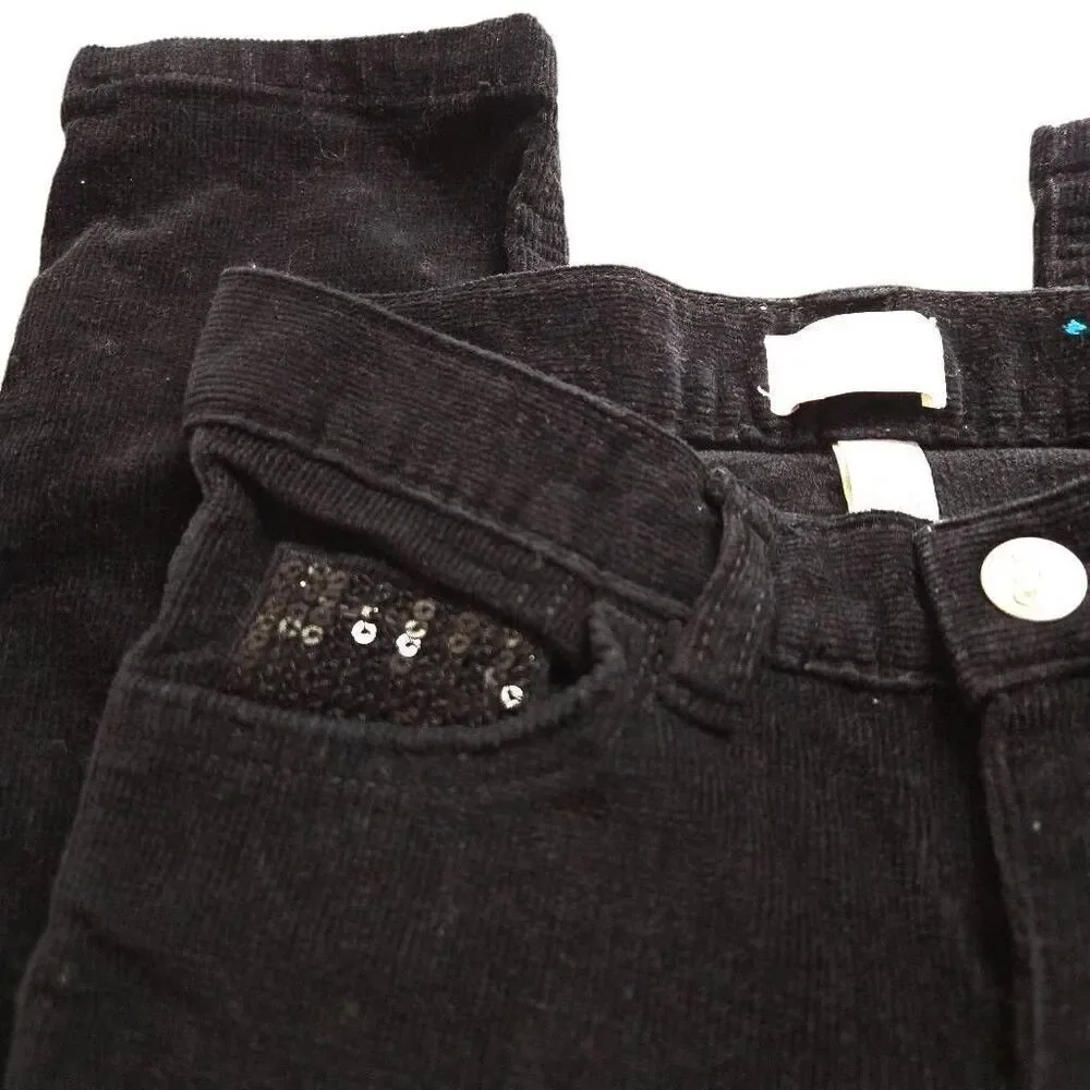 Children's Place black corduroy jeans 6